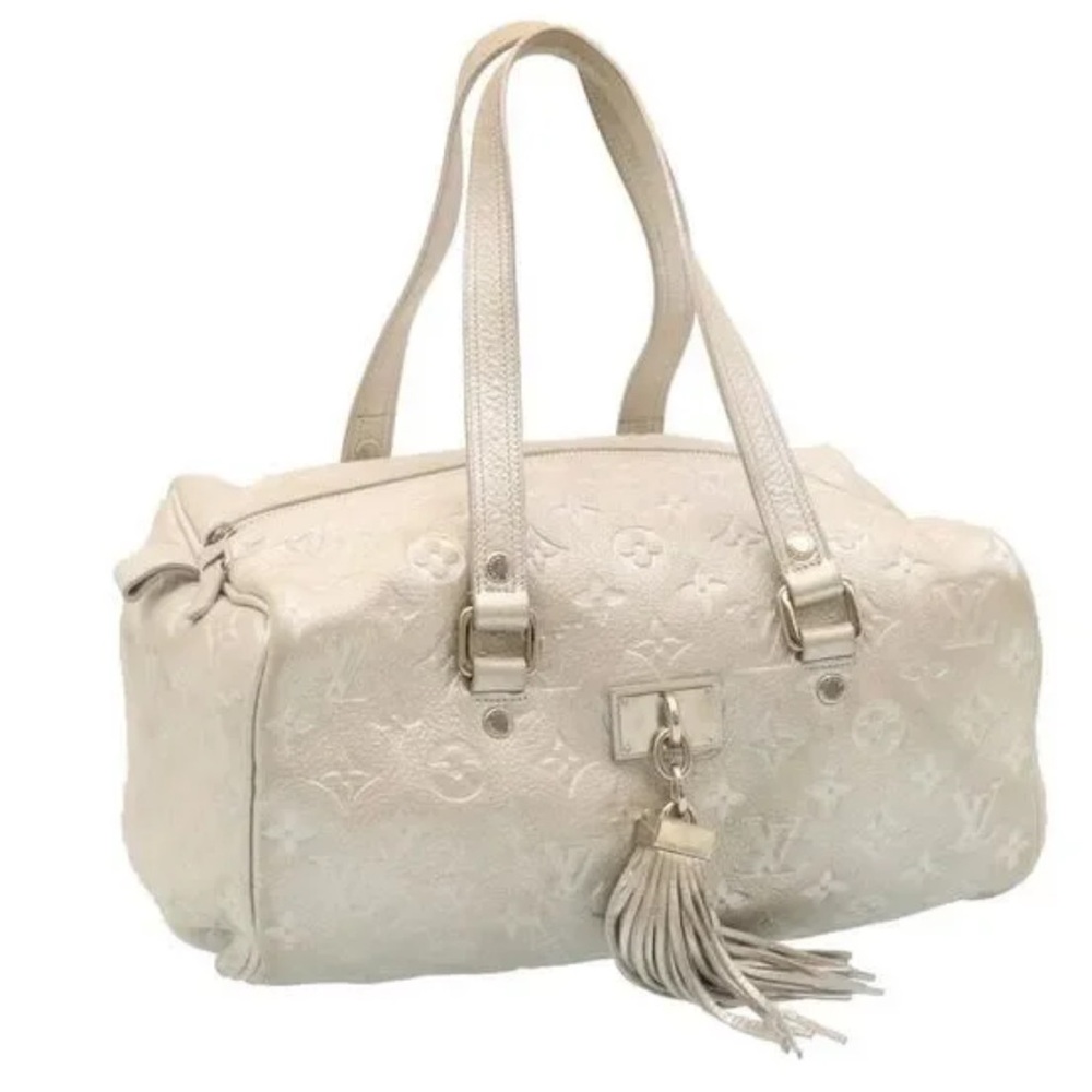 LV silver monogram satchel